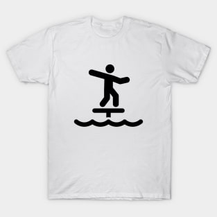 Foil Surfing Tribute Design T-Shirt